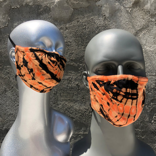 Hand Dyed Jersey Mask: Tiger